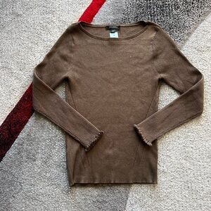 Ann Taylor Ribbed Sparkle Sweater